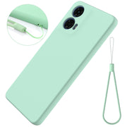 For Motorola Moto G24 Power Pure Color Liquid Silicone Shockproof Phone Case(Green)