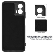 For Motorola Moto G Power 2024 Solid Color Liquid Silicone Dropproof Full Coverage Phone Case(Black)