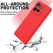 For Motorola Moto G Power 2025 Solid Color Liquid Silicone Dropproof Full Coverage Phone Case(Red)