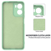For Motorola Moto G05 / E15 Solid Color Liquid Silicone Dropproof Full Coverage Phone Case(Green)