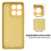 For Motorola Moto G Stylus 5G 2025 Solid Color Liquid Silicone Dropproof Full Coverage Phone Case(Yellow)