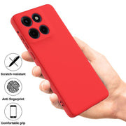 For Motorola Moto G Stylus 5G 2025 Solid Color Liquid Silicone Dropproof Full Coverage Phone Case(Red)
