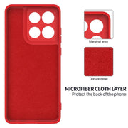 For Motorola Moto G Stylus 5G 2025 Solid Color Liquid Silicone Dropproof Full Coverage Phone Case(Red)