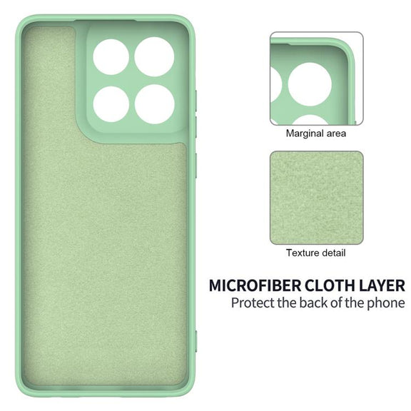 For Motorola Moto G Stylus 5G 2025 Solid Color Liquid Silicone Dropproof Full Coverage Phone Case(Green)