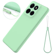For Motorola Moto G Stylus 5G 2025 Solid Color Liquid Silicone Dropproof Full Coverage Phone Case(Green)