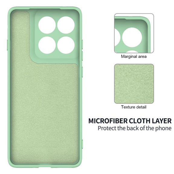 For Motorola Edge 5G 2025 Solid Color Liquid Silicone Dropproof Full Coverage Phone Case(Green)