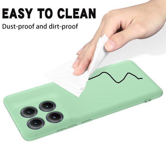 For Motorola Edge 5G 2025 Solid Color Liquid Silicone Dropproof Full Coverage Phone Case(Green)