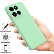 For Motorola Edge 60 Stylus Solid Color Liquid Silicone Dropproof Full Coverage Phone Case(Green)