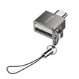 Yesido GS08 Type-C to USB 3.0 OTG Mini Connector Adapter with Keychain(Black) - Converter & Adapter by Yesido | Online Shopping South Africa | PMC TechLife | Buy Now Pay Later Mobicred