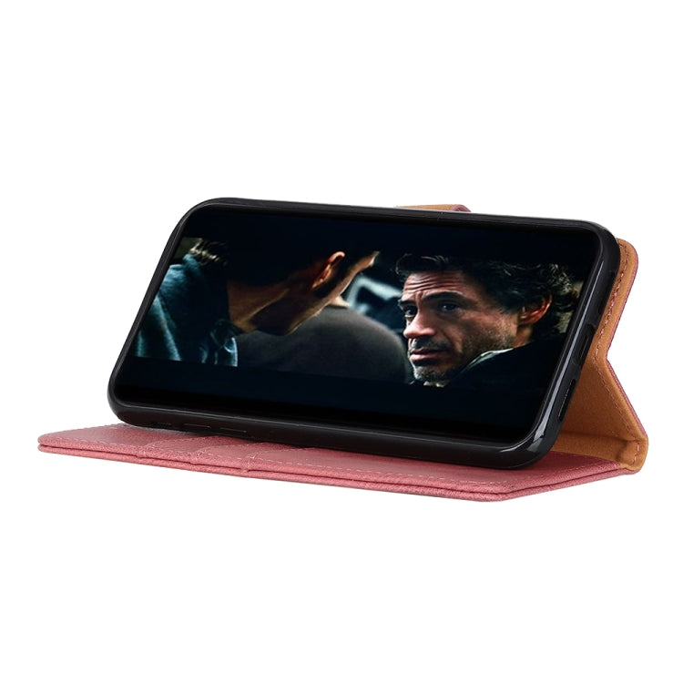 For OPPO Find X7 KHAZNEH Cowhide Texture Flip Leather Phone Case(Pink)