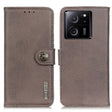 For Xiaomi 13T 5G / Redmi K60 Ultra 5G KHAZNEH Cowhide Texture Flip Leather Phone Case(Khaki) - free shipping - PMC TechLife - Order now!