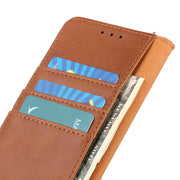 For Xiaomi 14 KHAZNEH Cowhide Texture Flip Leather Phone Case(Brown)