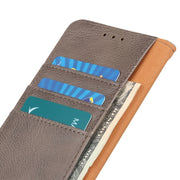 For Xiaomi 14 Ultra KHAZNEH Cowhide Texture Flip Leather Phone Case(Khaki)