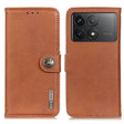 For Xiaomi Redmi K70 5G / K70 Pro 5G KHAZNEH Cowhide Texture Flip Leather Phone Case(Brown) - free shipping - PMC Jewellery - Order now!