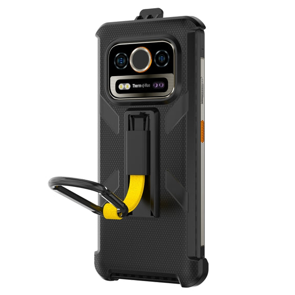 For Ulefone Armor 25T /  25T Pro Ulefone Back Clip Phone Case with Carabiner(Black)