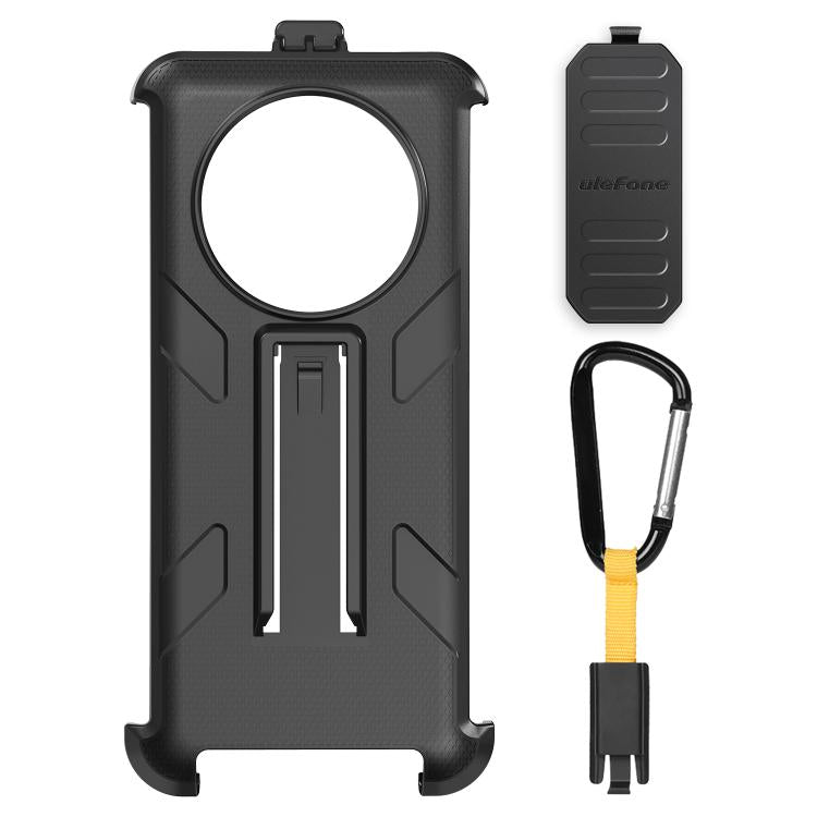 For Ulefone Armor X31 / X31 Pro Ulefone Back Clip Phone Case with Carabiner(Black)
