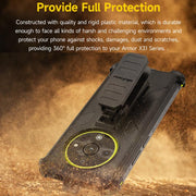 For Ulefone Armor X31 / X31 Pro Ulefone Back Clip Phone Case with Carabiner(Black)
