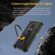 For Ulefone Armor X31 / X31 Pro Ulefone Back Clip Phone Case with Carabiner(Black)