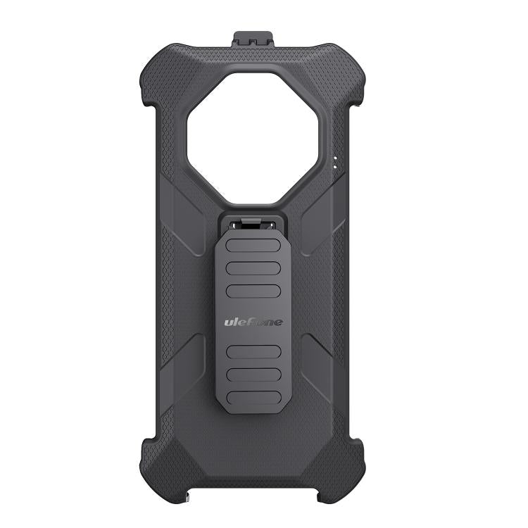 For Ulefone Armor X16 / X16 Pro Ulefone Back Clip Phone Case with Carabiner(Black)