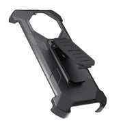 For Ulefone Armor X16 / X16 Pro Ulefone Back Clip Phone Case with Carabiner(Black)