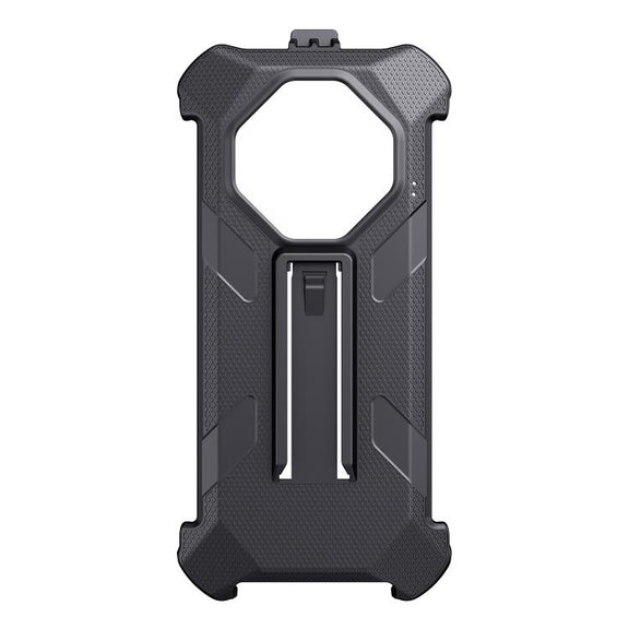 For Ulefone Armor X16 / X16 Pro Ulefone Back Clip Phone Case with Carabiner(Black)