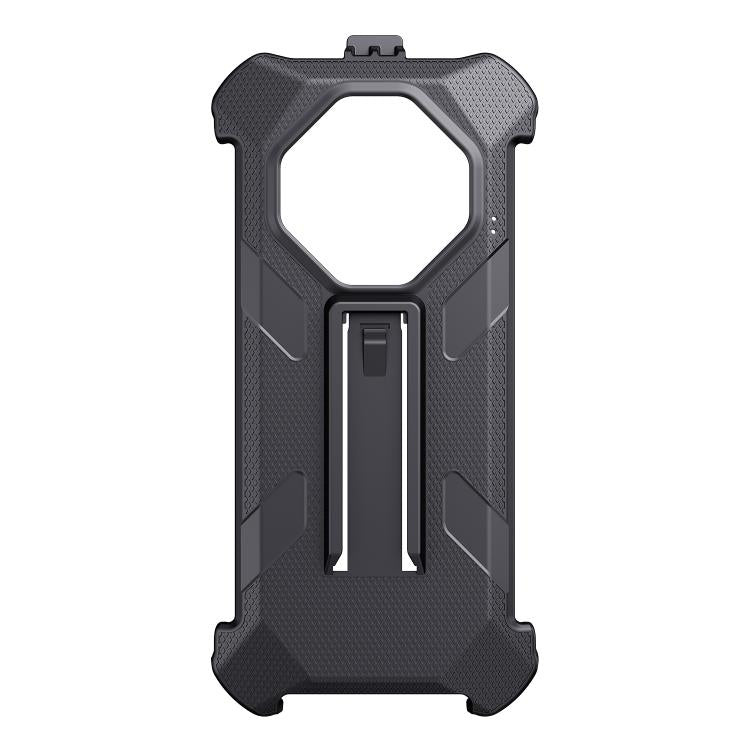 For Ulefone Armor X16 / X16 Pro Ulefone Back Clip Phone Case with Carabiner(Black)