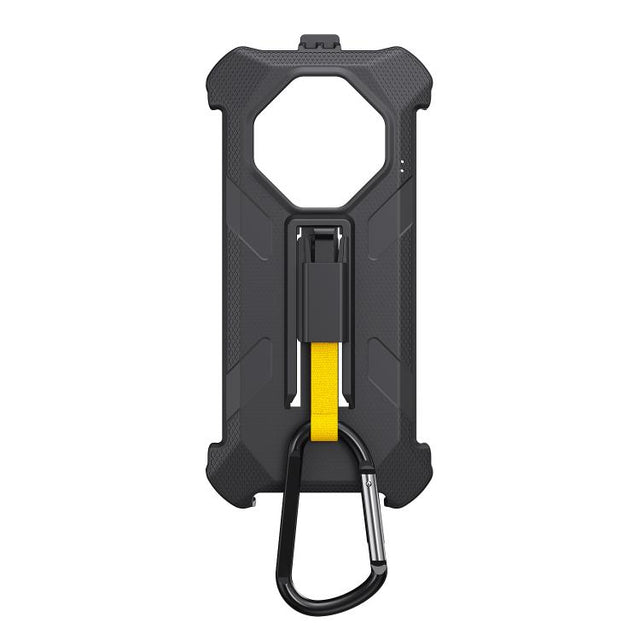 For Ulefone Armor X16 / X16 Pro Ulefone Back Clip Phone Case with Carabiner(Black)