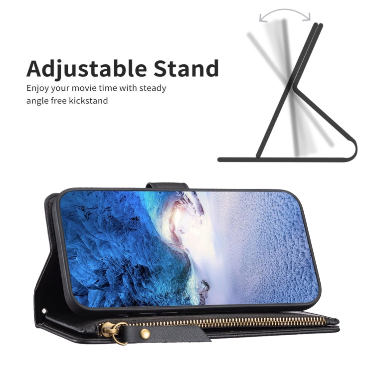 For Google Pixel 7 9 Card Slots Zipper Wallet Leather Flip Phone Case(Black)