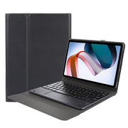 For Xiaomi Redmi Pad SE Ultra-thin Bluetooth Keyboard Leather Case with Touchpad(Black)