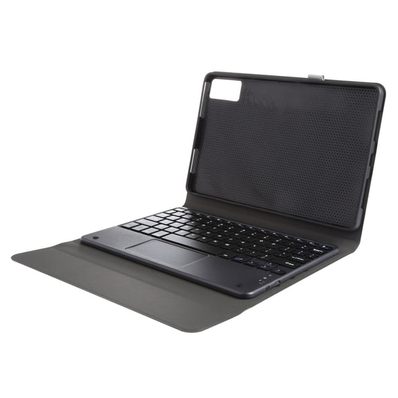 For Xiaomi Redmi Pad SE Ultra-thin Bluetooth Keyboard Leather Case with Touchpad(Black)