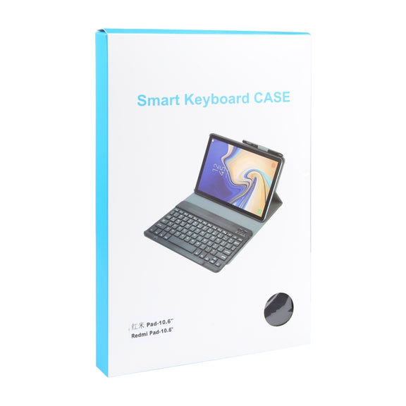 For Xiaomi Redmi Pad SE Ultra-thin Bluetooth Keyboard Leather Case with Touchpad(Black)