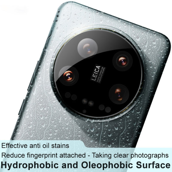 For Xiaomi 14 Ultra 5G IMAK Rear Camera Lens Glass Film Black Version