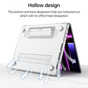For Macbook Air 13 A1932/A2179/A2337 Frosted Translucent Laptop Protective Case(Blue)
