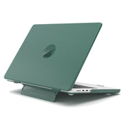For MacBook Pro 16 inch A2141 Frosted Translucent Laptop Protective Case(Dark Green)