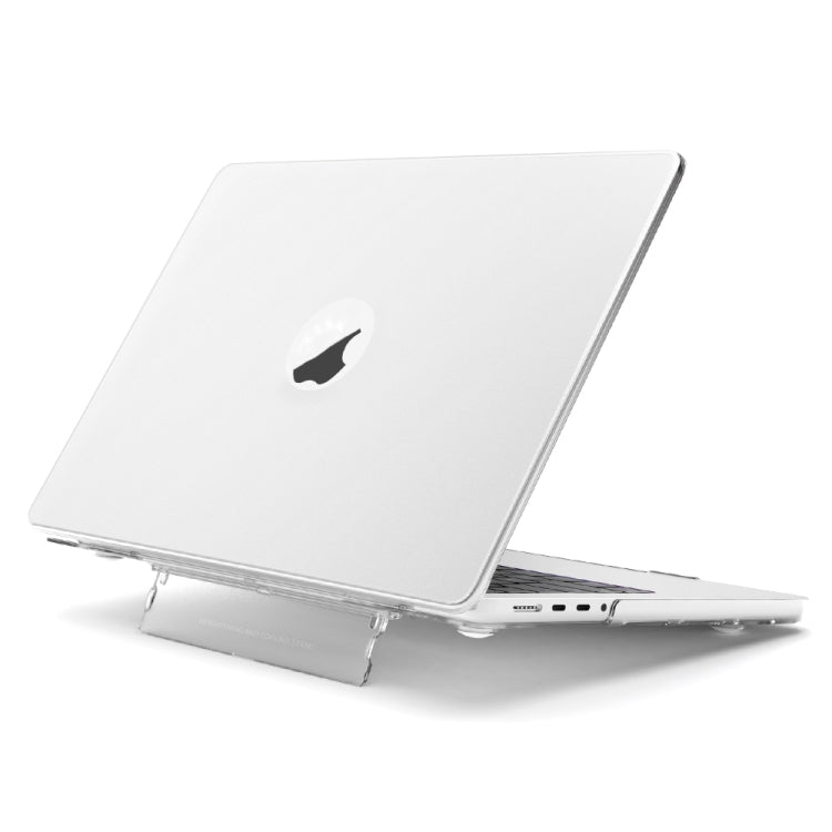 For MacBook Pro 16 inch A2141 Frosted Translucent Laptop Protective Case(White)