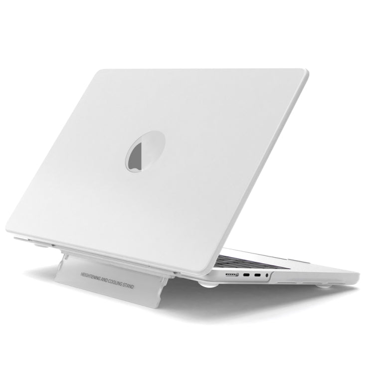For MacBook Pro 16 inch A2141 Frosted Translucent Laptop Protective Case(Light Grey)