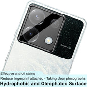 For Xiaomi Poco X6 5G imak High Definition Integrated Glass Lens Film Black Version