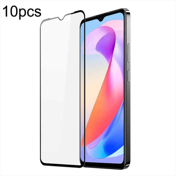 For Honor X6a 10pcs DUX DUCIS 0.33mm 9H Medium Alumina Tempered Glass Film