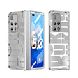 For Huawei Mate X2 Integrated Electroplating Folding Phone Case with Hinge(Silver) - Huawei Cases by PMC TechLife | Online Shopping South Africa | PMC TechLife | Buy Now Pay Later Mobicred