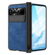For Google Pixel Fold Integrated Napa Texture All-inclusive Phone Case with Pen Slot(Blue) - Google Cases by PMC TechLife | Online Shopping South Africa | PMC TechLife | Buy Now Pay Later Mobicred
