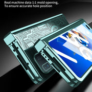 For Huawei Mate X2 Mechanical Legend Integrated Electroplating All-inclusive Phone Case(Black)