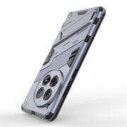 For OnePlus 12 5G Punk Armor 2 in 1 PC + TPU Phone Case with Holder(Grey)