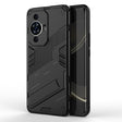 For Huawei nova 11 Pro 4G Punk Armor 2 in 1 PC + TPU Phone Case with Holder(Black) - Huawei Cases by PMC TechLife | Online Shopping South Africa | PMC TechLife | Buy Now Pay Later Mobicred