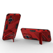 For Huawei nova 11 4G Punk Armor 2 in 1 PC + TPU Phone Case with Holder(Red)