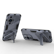 For Huawei nova 11 4G Punk Armor 2 in 1 PC + TPU Phone Case with Holder(Grey)