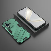 For Huawei nova 11 4G Punk Armor 2 in 1 PC + TPU Phone Case with Holder(Green)