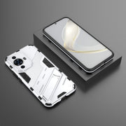 For Huawei nova 11 4G Punk Armor 2 in 1 PC + TPU Phone Case with Holder(White)
