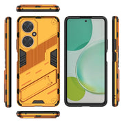 For Huawei nova 11i 4G Punk Armor 2 in 1 PC + TPU Phone Case with Holder(Orange)