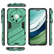 For Huawei Mate 60 Pro Punk Armor 2 in 1 PC + TPU Phone Case with Holder(Green)
