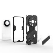 For Huawei Mate 60 Pro Punk Armor 2 in 1 PC + TPU Phone Case with Holder(Green)